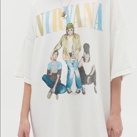 Nirvana Photo T Shirt Dress LXL - Picture 2 of 6